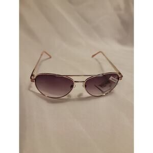 Piranha Womens Fashion Sunglasses Style # 60015 Pink Arm Tip Gold Frame Aviator